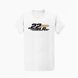 T-shirt Tir Sportif Calibre .22 LR Blanc / Orange