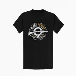 T-shirt Tir Sportif Black Powder Fusil &agrave; poudre noire Noir / Orange