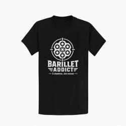 T-shirt Tir Sportif Barillet Addict Noir