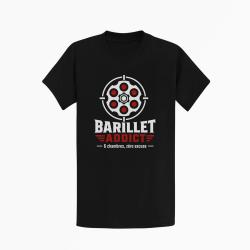 T-shirt Tir Sportif Barillet Addict Noir / Orange