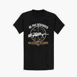 T-shirt Tir Sportif Balistique en cours Noir / Orange