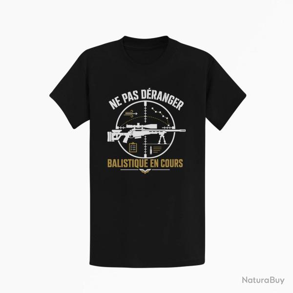 T-shirt Tir Sportif Balistique en cours Noir / Orange