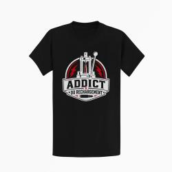 T-shirt Tir Sportif Addict du rechargement Noir / Orange