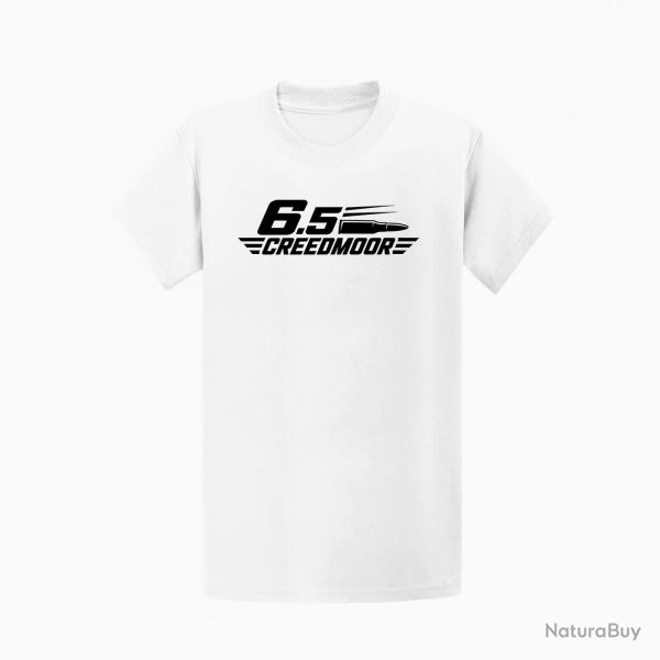 T-shirt Tir Sportif 6.5 Creedmoor Cartouche Blanc