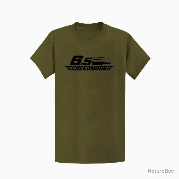 T-shirt Tir Sportif 6.5 Creedmoor Cartouche Kaki / Noir