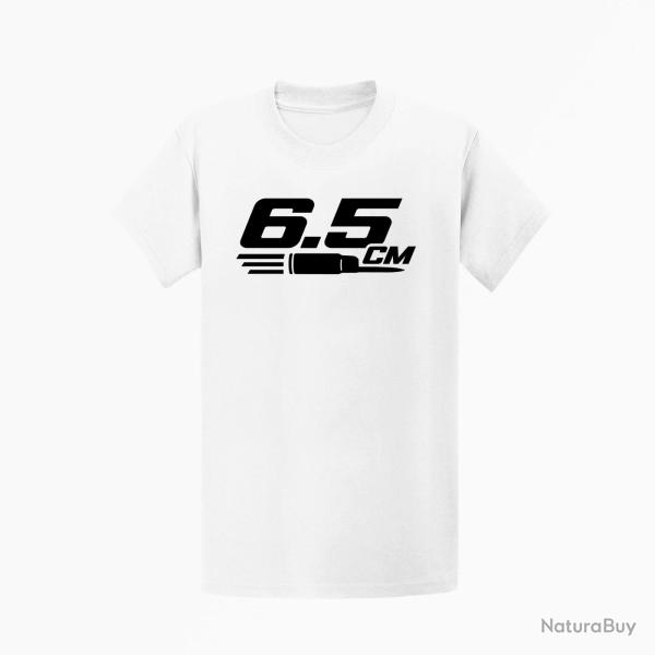 T-shirt Tir Sportif 6.5 CM Typographie Blanc