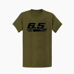 T-shirt Tir Sportif 6.5 CM Typographie Kaki / Noir