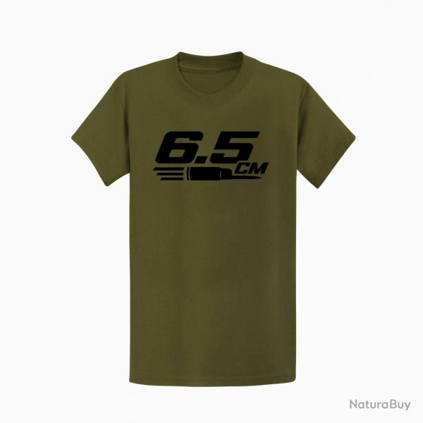 T-shirt Tir Sportif 6.5 CM Typographie Kaki / Noir