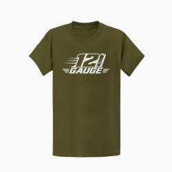 T-shirt Tir Sportif 12 Gauge Cartouche Kaki / Blanc