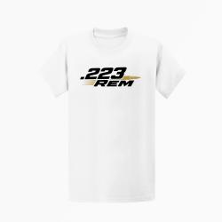 T-shirt Tir Sportif .223 Rem Cartouche Blanc / Orange