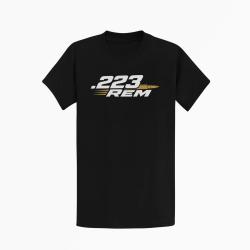 T-shirt Tir Sportif .223 Rem Cartouche Noir / Orange