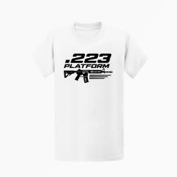 T-shirt Tir Sportif .223 Platform Blanc