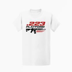 T-shirt Tir Sportif .223 Platform Blanc / Orange