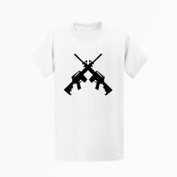 T-shirt AR15 (2) Blanc
