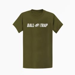 T-shirt Ball Trap Impact central Kaki / Blanc