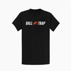 T-shirt Ball Trap Impact central Noir / Orange