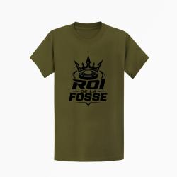T-shirt Ball Trap Roi de la fosse Tireur sportif Kaki / Noir