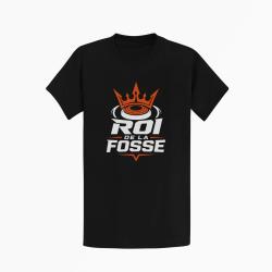 T-shirt Ball Trap Roi de la fosse Tireur sportif Noir / Orange