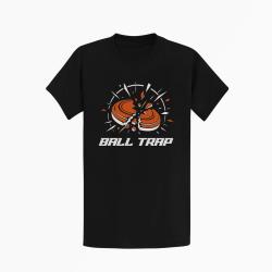 T-shirt Ball Trap Vitesse Double impact Noir / Orange