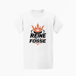 T-shirt Ball Trap Reine de la fosse Tireuse sportive Blanc / Orange