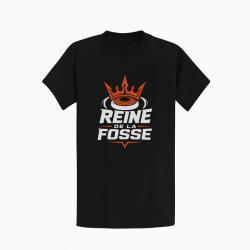 T-shirt Ball Trap Reine de la fosse Tireuse sportive Noir / Orange
