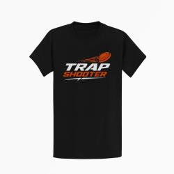 T-shirt Ball Trap Trap Shooter Fusil sportif Noir / Orange