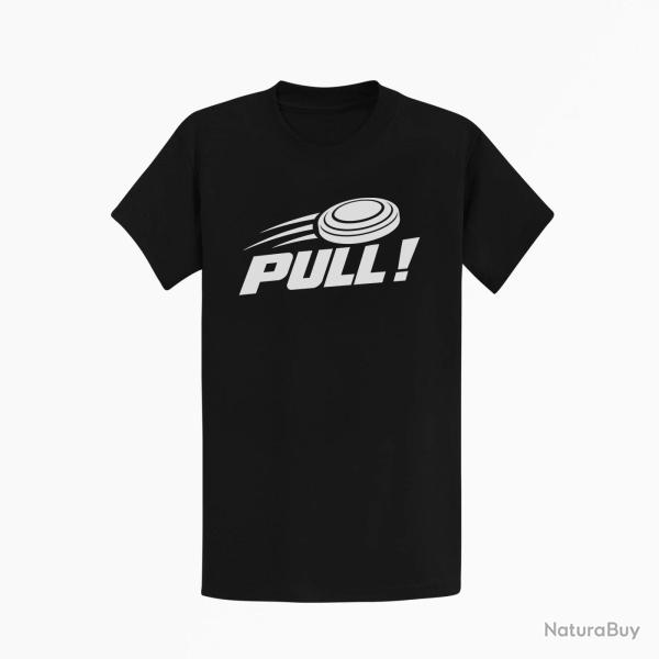 T-shirt Ball Trap Pull ! Plateau filant Noir