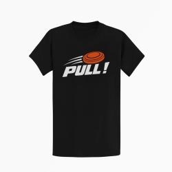 T-shirt Ball Trap Pull ! Plateau filant Noir / Orange