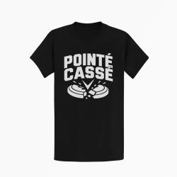 T-shirt Ball Trap Point&eacute; cass&eacute; Double impact Noir