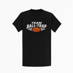 T-shirt Ball Trap Team comp&eacute;tition Blason plateau Noir / Orange