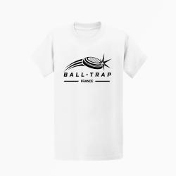 T-shirt Ball Trap Plateau filant France Blanc