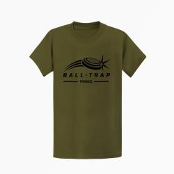T-shirt Ball Trap Plateau filant France Kaki / Noir