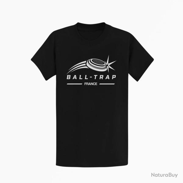 T-shirt Ball Trap Plateau filant France Noir