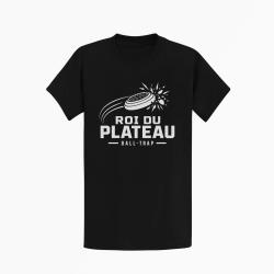 T-shirt Ball Trap Roi du plateau Impact royal Noir