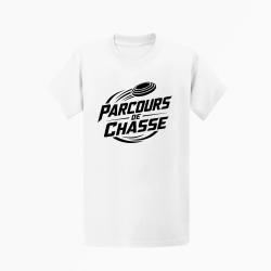 T-shirt Ball Trap Parcours de chasse Tireur Sporting Blanc