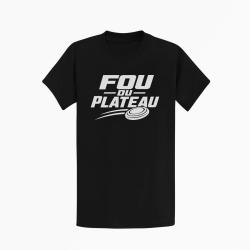 T-shirt Ball Trap Fou du plateau Typographie Noir