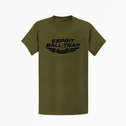 T-shirt Ball Trap Esprit comp&eacute;tition Ailes de vitesse Kaki / Noir