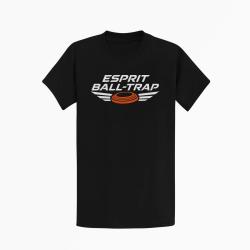 T-shirt Ball Trap Esprit comp&eacute;tition Ailes de vitesse Noir / Orange