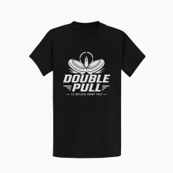 T-shirt Ball Trap Double Pull R&eacute;flexe du tireur Noir