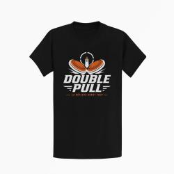 T-shirt Ball Trap Double Pull R&eacute;flexe du tireur Noir / Orange