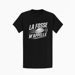 T-shirt Ball Trap La fosse m'appelle Passion Noir