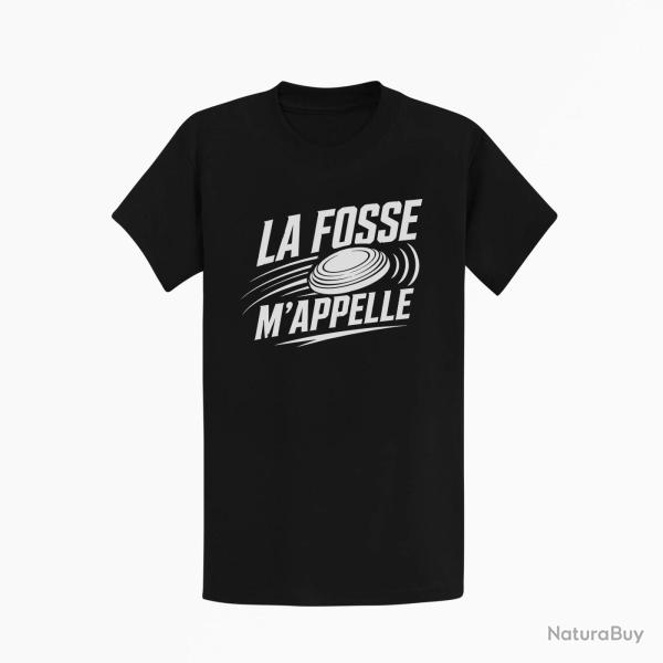T-shirt Ball Trap La fosse m'appelle Passion Noir