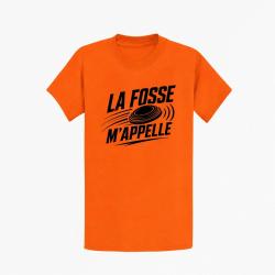 T-shirt Ball Trap La fosse m'appelle Passion Orange