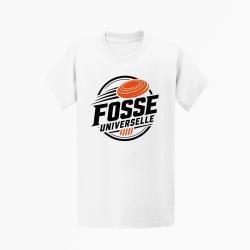 T-shirt Ball Trap Fosse universelle S&eacute;rie de 25 Blanc / Orange