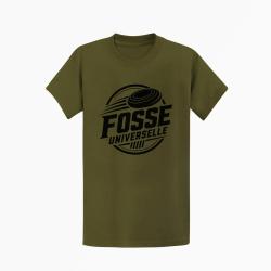 T-shirt Ball Trap Fosse universelle S&eacute;rie de 25 Kaki / Noir