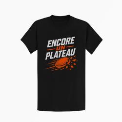 T-shirt Ball Trap Encore un plateau Slogan passion Noir / Orange