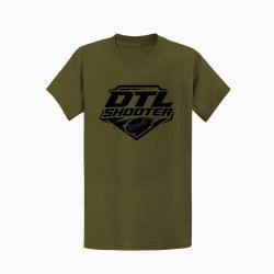 T-shirt Ball Trap DTL Shooter Down The Line Kaki / Noir