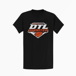 T-shirt Ball Trap DTL Shooter Down The Line Noir / Orange