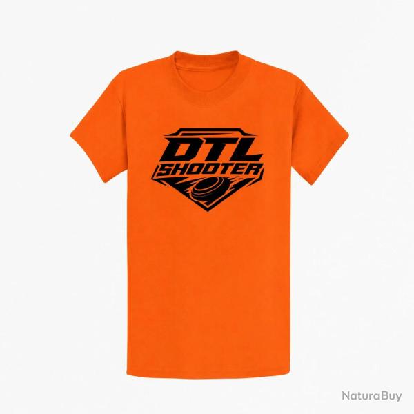 T-shirt Ball Trap DTL Shooter Down The Line Orange