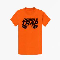 T-shirt Ball Trap Double Trap Deux plateaux Orange